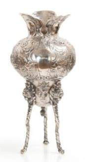 Bild Nr.2: 140-3257 Silbervase: (Silber, Vase)
