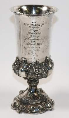 Bild Nr.1: 140-3264 Widmungspokal 1873.: (Silber)