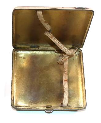 Bild Nr.3: 140-3266 Lettland,: (Silber, Zigarettendosen)