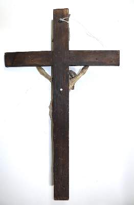 Bild Nr.2: 140-3284 Kruzifix, Corpus Christi.: (Skulpturen - Plastiken, Religiöse Volkskunst)