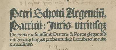 Bild Nr.1: 140-335 Schott,P.: (Inkunabeln)