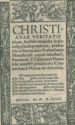 Bild Nr.1: 140-345 Johannes aus Deventer.: (Alte Drucke, Handschriften und Theologie)