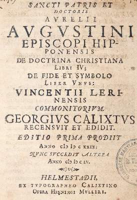 Bild Nr.1: 140-35 Augustinus,A.: (Alte Drucke, Handschriften und Theologie)
