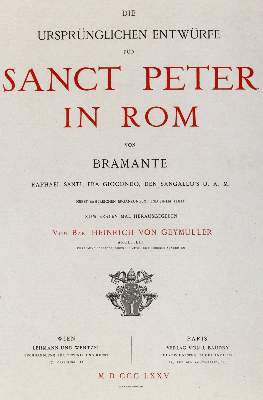 Bild Nr.1: 140-3675 Geymüller,H.v. (Hrsg.): (Ausland, Italien)