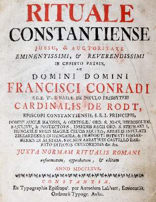 Bild Nr.1: 140-370 Rituale Constantiense: (Konstanz)