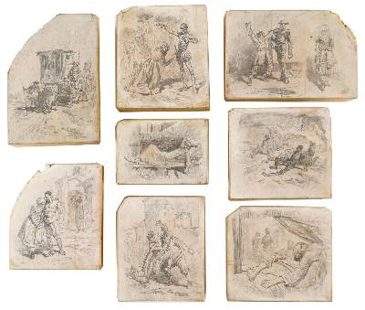 Bild Nr.1: 140-3887 Don Quixote.: (Künstlergraphik, Cervantes)