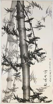 Bild Nr.1: 140-3892 Drei chinesische Bildrollen.: (Künstlergraphik, China)