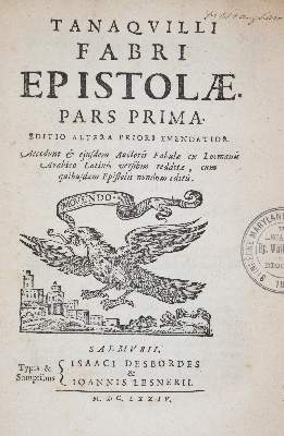 Bild Nr.1: 140-397 Le Fevre,T.: (Alte Drucke, Handschriften und Theologie)