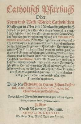 Bild Nr.1: 140-398 Leisentritt,J.: (Alte Drucke, Handschriften und Theologie)