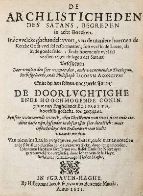 Bild Nr.1: 140-4 Aconcio,J.: (Alte Drucke, Handschriften und Theologie)