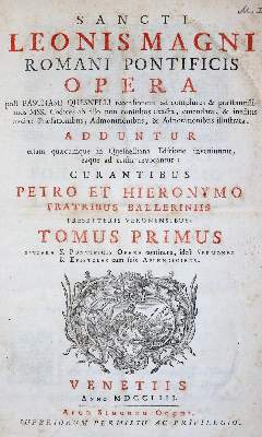 Bild Nr.1: 140-403 Leo I., Papst.: (Alte Drucke, Handschriften und Theologie)