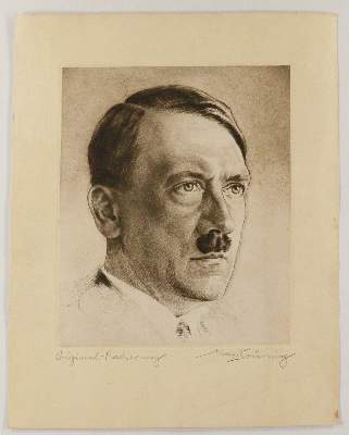 Bild Nr.1: 140-4106 Brüning, Max: (Künstlergraphik, Hitler)