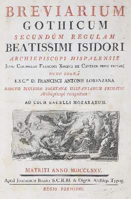 Bild Nr.1: 140-413 Lorenzana,F.A.: (Alte Drucke, Handschriften und Theologie)