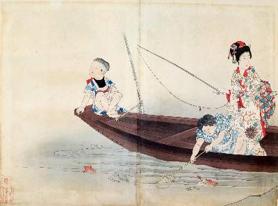 Bild Nr.1: 140-4151 Chikanobu, Toyohara: (Künstlergraphik, Japan)
