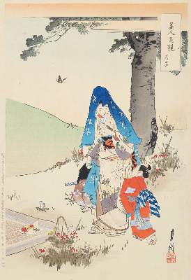 Bild Nr.1: 140-4153 Gekkô, Ogata: (Künstlergraphik, Japan)