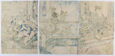 Bild Nr.2: 140-4157 Hokuei, Shunbaisai: (Künstlergraphik, Japan)