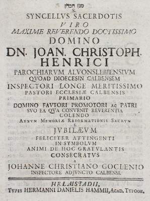Bild Nr.1: 140-417 Goclenius,J.C.: (Luther)
