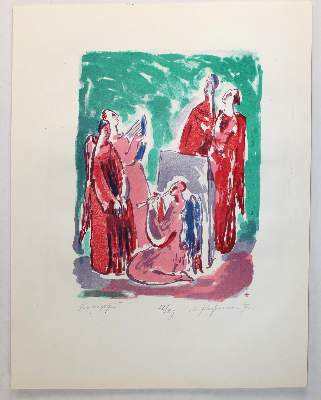 Bild Nr.5: 140-4202 Karasik, Mikhail Semenovich (auch: M.Semjonowitsch Karassik,: (Künstlergraphik)