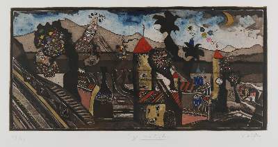 Bild Nr.1: 140-4236 Kötter, Friedhelm: (Künstlergraphik)