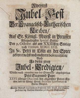 Bild Nr.1: 140-426 Pape,P.S.: (Luther)