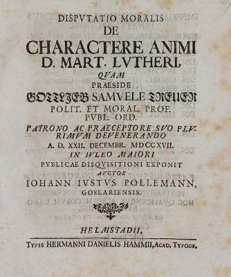 Bild Nr.1: 140-428 Pollemann,J.J.: (Luther)