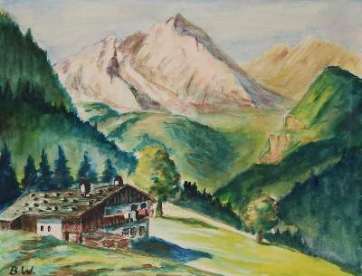 Bild Nr.1: 140-4310 Landschaftsmotive,: (Künstlergraphik)