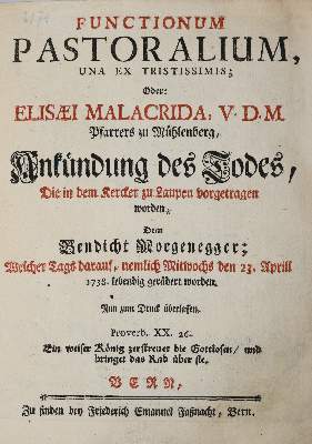 Bild Nr.1: 140-438 Malacrida,E.: (Alte Drucke, Handschriften und Theologie)