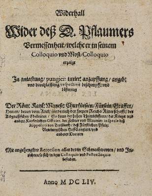 Bild Nr.1: 140-446 (Manz,K.).: (Alte Drucke, Handschriften und Theologie)