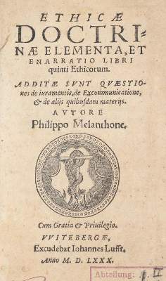 Bild Nr.1: 140-456 Melanchthon,P.: (Alte Drucke, Handschriften und Theologie)