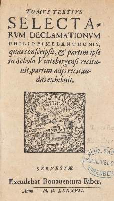 Bild Nr.1: 140-459 Melanchthon,P.: (Alte Drucke, Handschriften und Theologie)