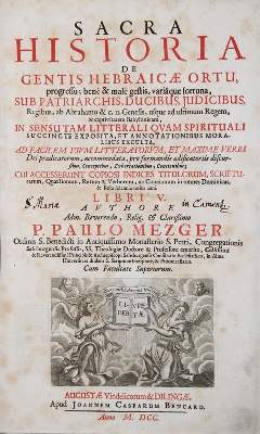 Bild Nr.1: 140-465 Mezger,P.: (Alte Drucke, Handschriften und Theologie)