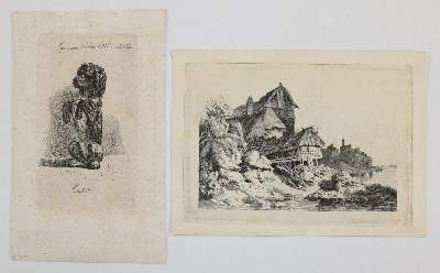 Bild Nr.36: 140-4675 Tiere und Landschaften.: (Künstlergraphik)