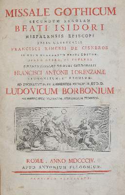 Bild Nr.1: 140-468 Missale Gothicum,: (Alte Drucke, Handschriften und Theologie)