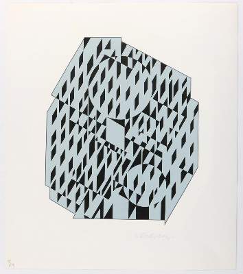 Bild Nr.1: 140-4702 Vasarely, Victor von: (Künstlergraphik)