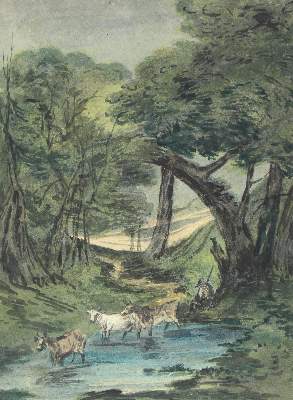 Bild Nr.1: 140-4720 Wald- und Berglandschaften.: (Künstlergraphik)
