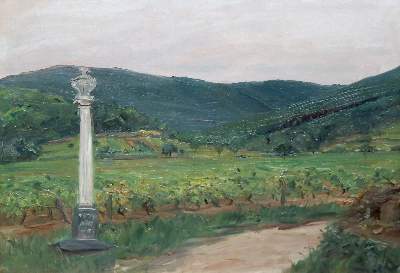 Bild Nr.1: 140-4726 Wegweisersäule: (Künstlergraphik)