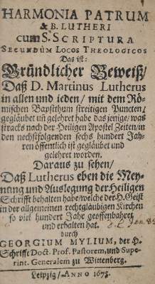 Bild Nr.1: 140-474 Mylius,G.: (Alte Drucke, Handschriften und Theologie)
