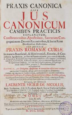 Bild Nr.1: 140-482 Nicollis,L.V.de.: (Alte Drucke, Handschriften und Theologie)