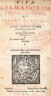 Bild Nr.1: 140-5 Adam,M.: (Alte Drucke, Handschriften und Theologie)