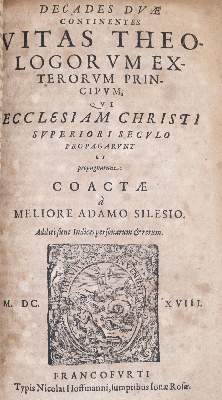 Bild Nr.80: 140-5 Adam,M.: (Alte Drucke, Handschriften und Theologie)