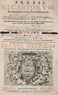 Bild Nr.1: 140-503 Pellegrino,C.: (Alte Drucke, Handschriften und Theologie)