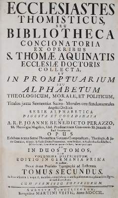 Bild Nr.1: 140-504 Perazzo,G.B.: (Alte Drucke, Handschriften und Theologie)