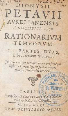 Bild Nr.1: 140-505 Petau,D.: (Alte Drucke, Handschriften und Theologie)