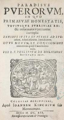 Bild Nr.1: 140-55 Berlaymont,P.de.: (Alte Drucke, Handschriften und Theologie)