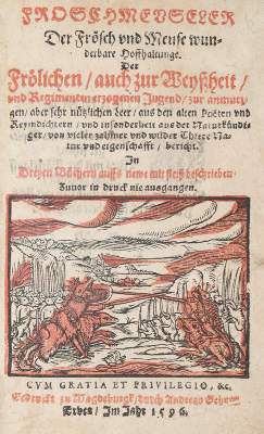 Bild Nr.1: 140-550 Rollenhagen,G.: (Alte Drucke, Handschriften und Theologie)