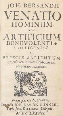 Bild Nr.1: 140-57 Bersandius,J. (Pseud. F.J.Brandes d.J.).: (Alte Drucke, Handschriften und Theologie)