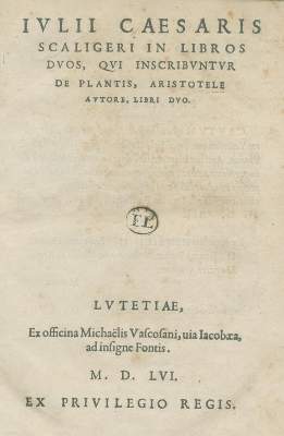 Bild Nr.1: 140-571 Scaliger,J.C.: (Alte Drucke, Handschriften und Theologie)