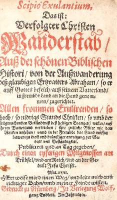 Bild Nr.1: 140-595 Scipio Exulantium,: (Alte Drucke, Handschriften und Theologie)