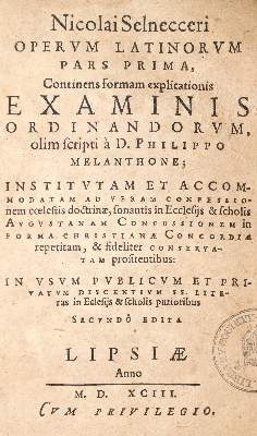 Bild Nr.1: 140-600 Selnecker,N.: (Alte Drucke, Handschriften und Theologie)