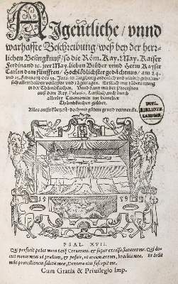 Bild Nr.1: 140-617 (Staphylus,F.).: (Alte Drucke, Handschriften und Theologie)